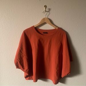 Izuria Oversized Burnt Orange Top
